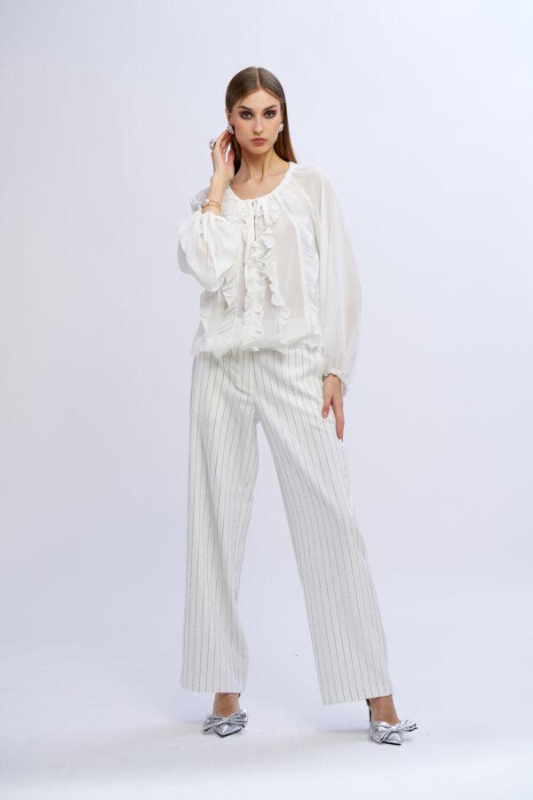 NOSECRETS CAMICIA ROUCHES - COCCO - 251NS022-COCCO
