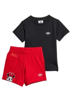 ADIDAS COMPLETINO MINNIE - NERO/ROSSO - JD0575 - 3/4 A, NERO/ROSSO