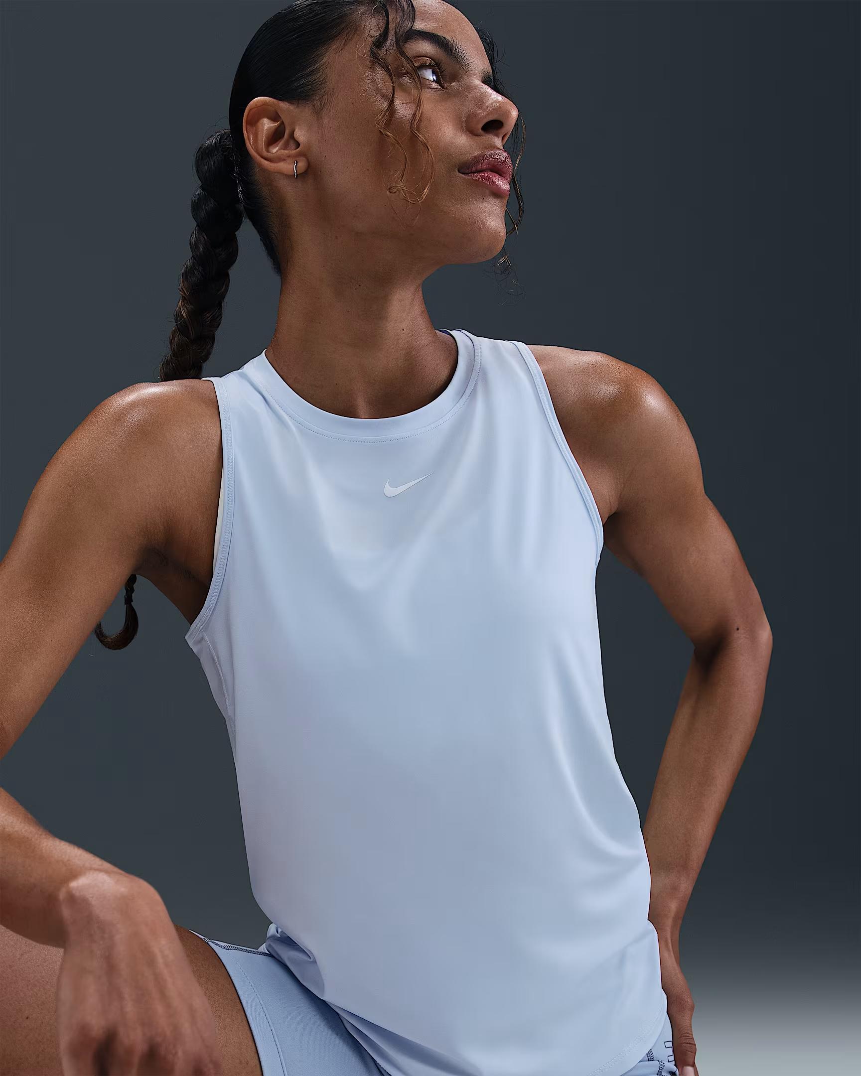 NIKE CANOTTA NK DF TANK - CELESTE - IB9385-423
