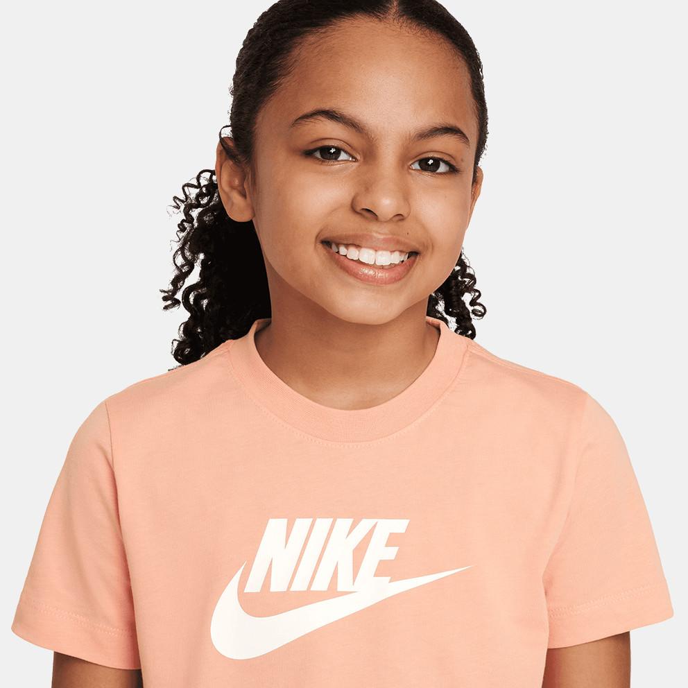 NIKE T-SHIRT CROP FUTURA - SALMONE - FZ5548-844
