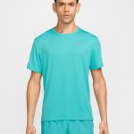 NIKE T SHIRT NK DF UV MILER- TURCHESE - DV9315-345