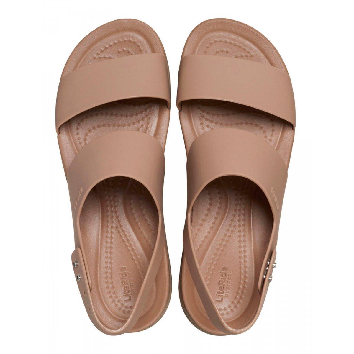 CROCS BROOKLYN LOW WEDGE - MOU - 206453-LTMU