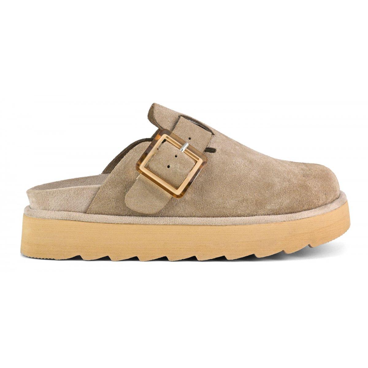 C.OF.C SABOT PLATFORM - BEIGE - HC.STORMY55/MUD