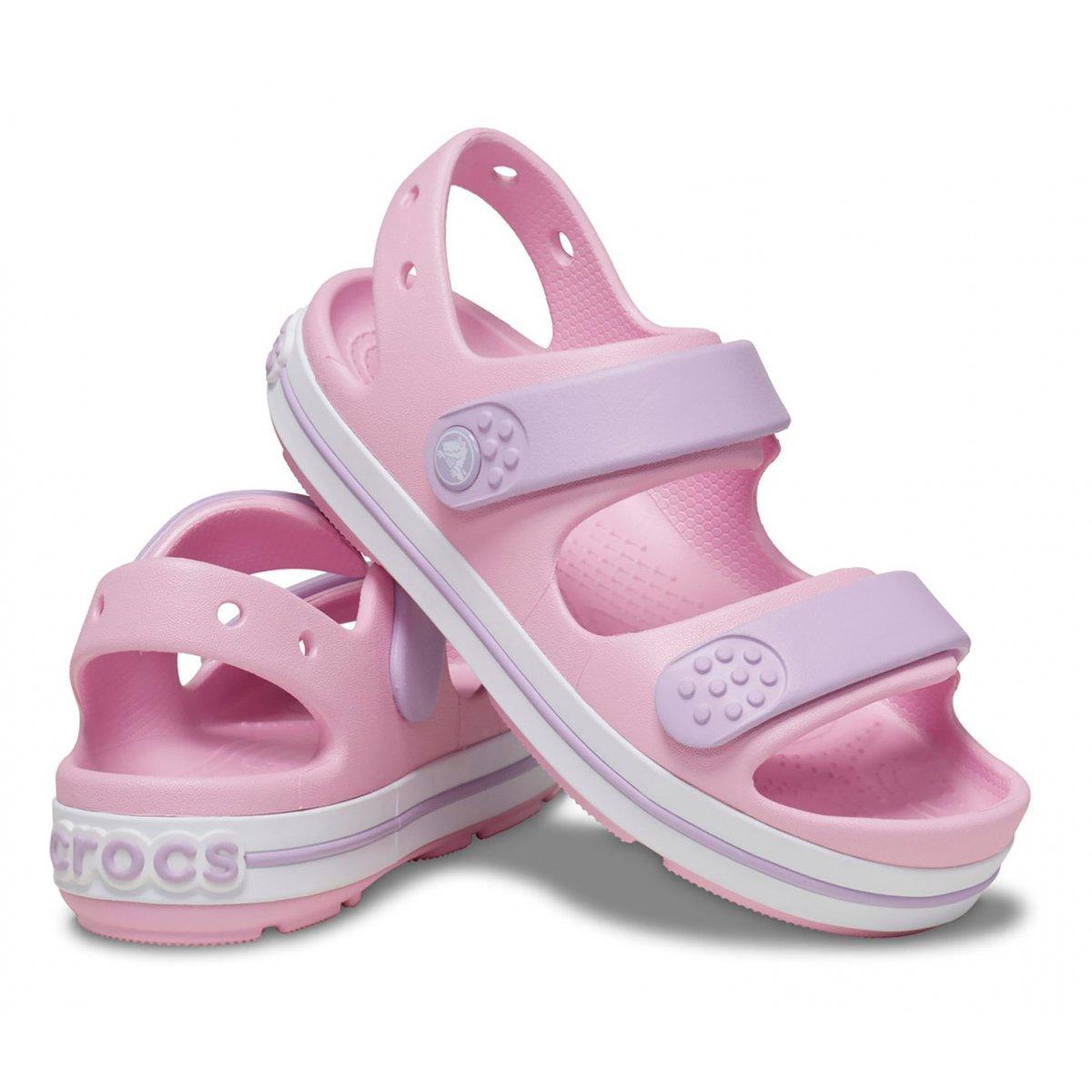 CROCS CRUISER SANDAL K  - ROSA/LILLA - 209423-BALV