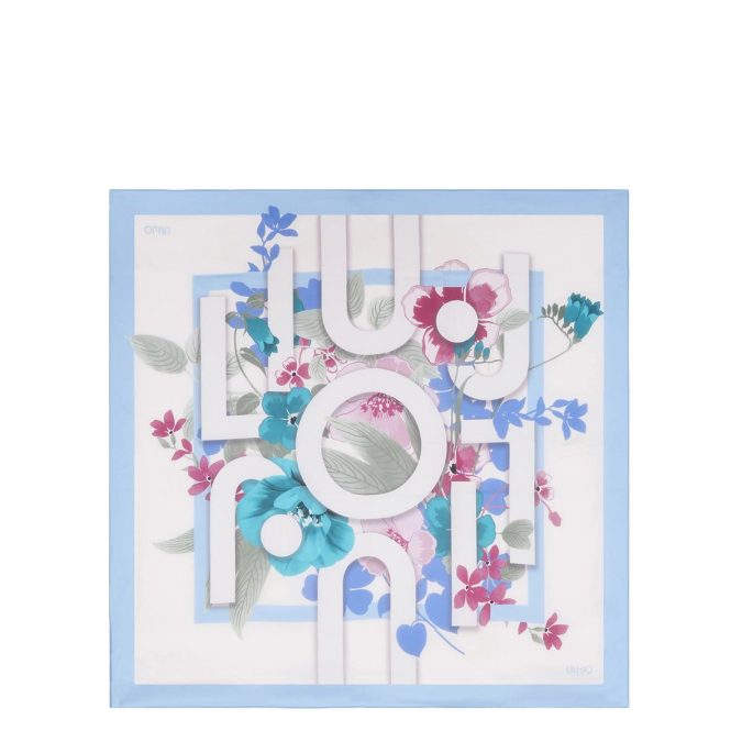 LIU JO FOULARD FLOWER - CIELO - 2A5039T0300-00120 - immagine 2