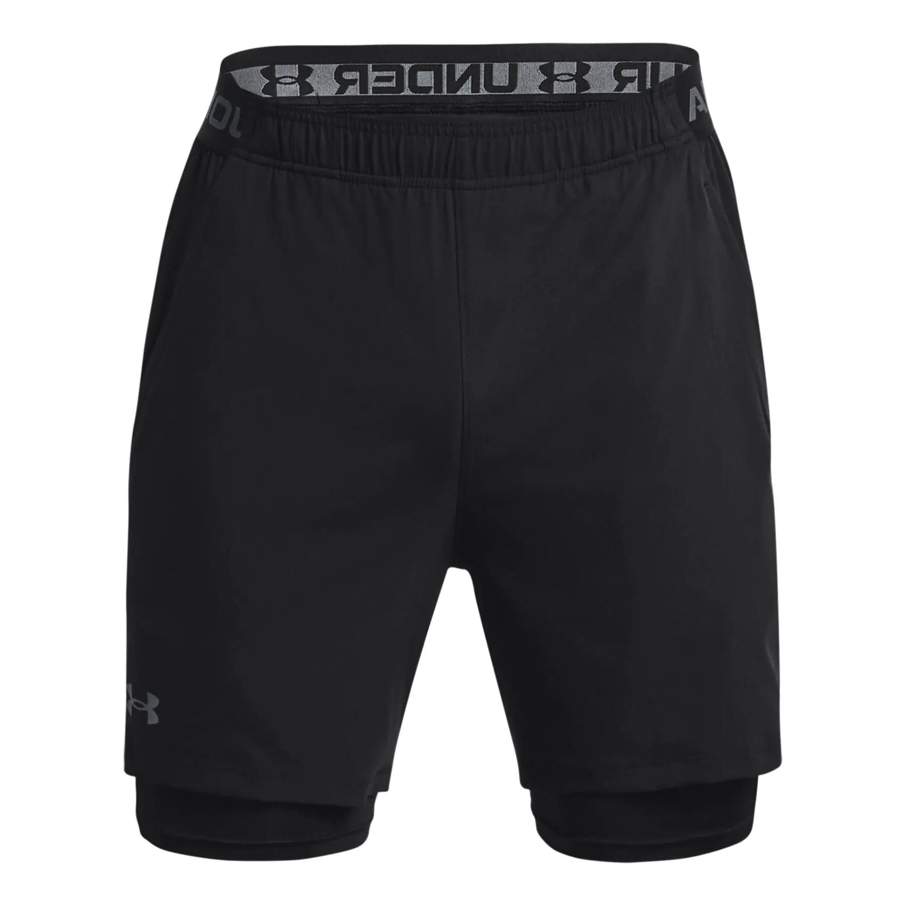 UNDER ARMOUR SHORTS VANISH 2 IN 1 - NERO/GRIGIO - 1373764-002