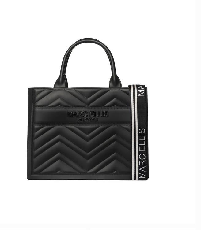 MARC ELLIS BORSA A MANO - NERO - FLAT-BUBYWAVE-M-NE