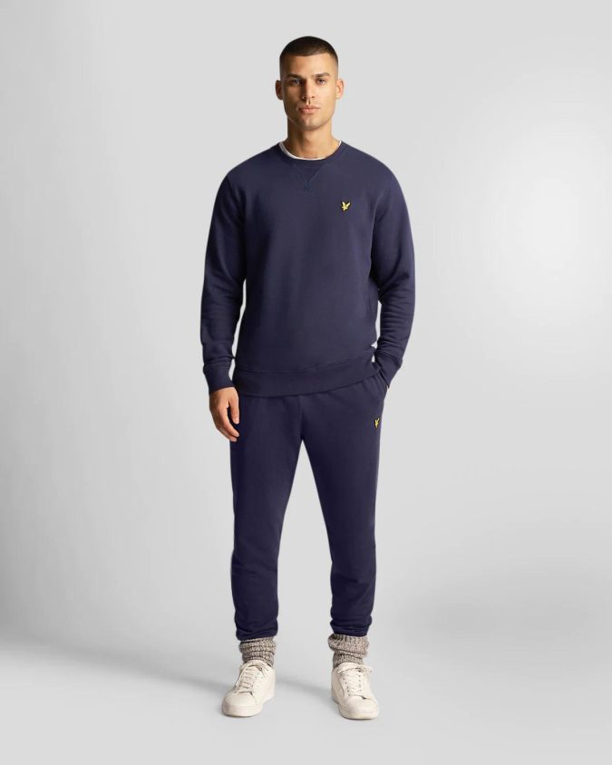 LYLE & SCOTT PANTALONE FELPA - BLU - ML1134V-Z271 - immagine 3