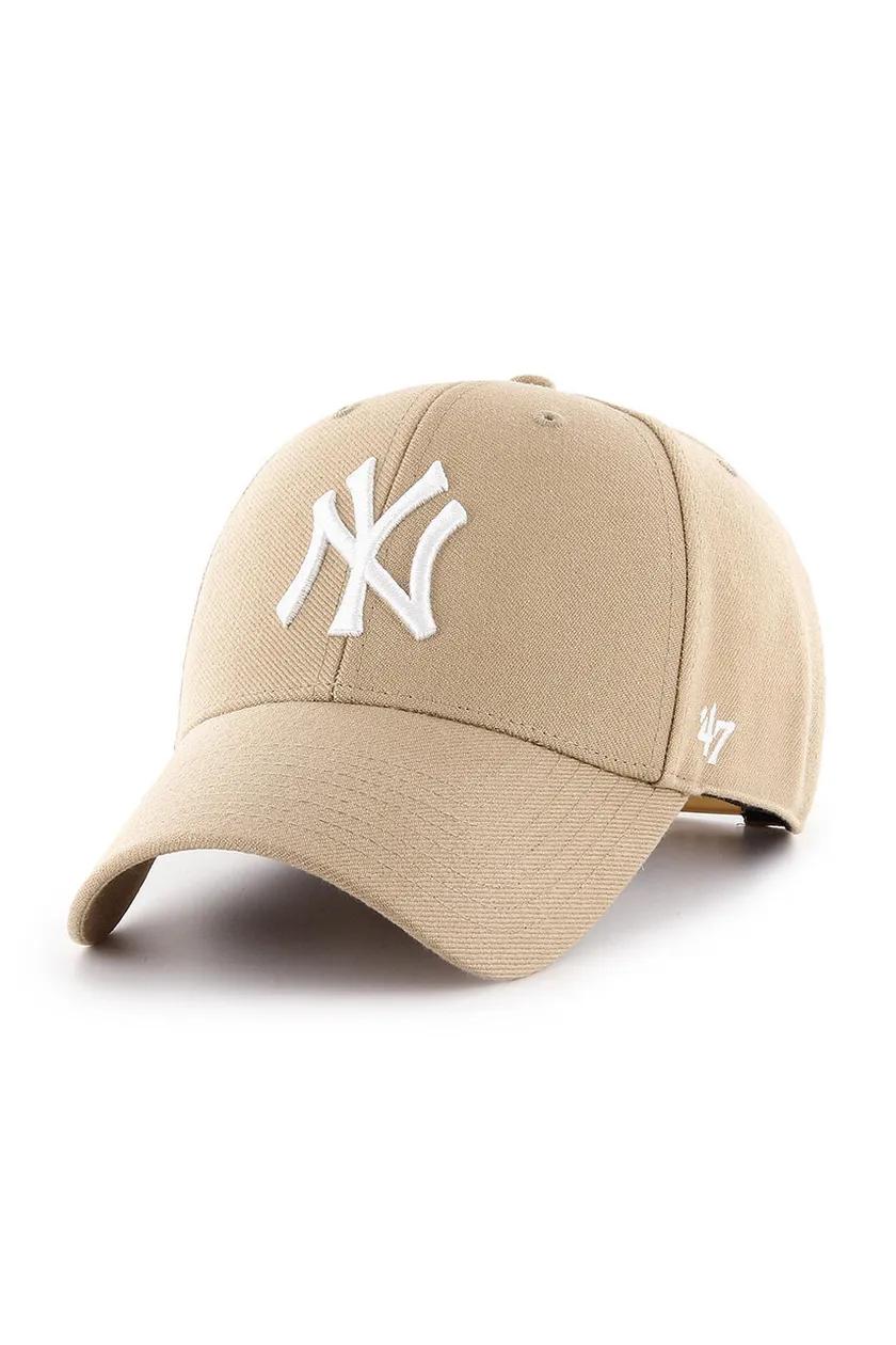 '47 CAPPELLINO MVP SNAPBACK NYY - KHAKI - B-MVPSP17WBP-KH