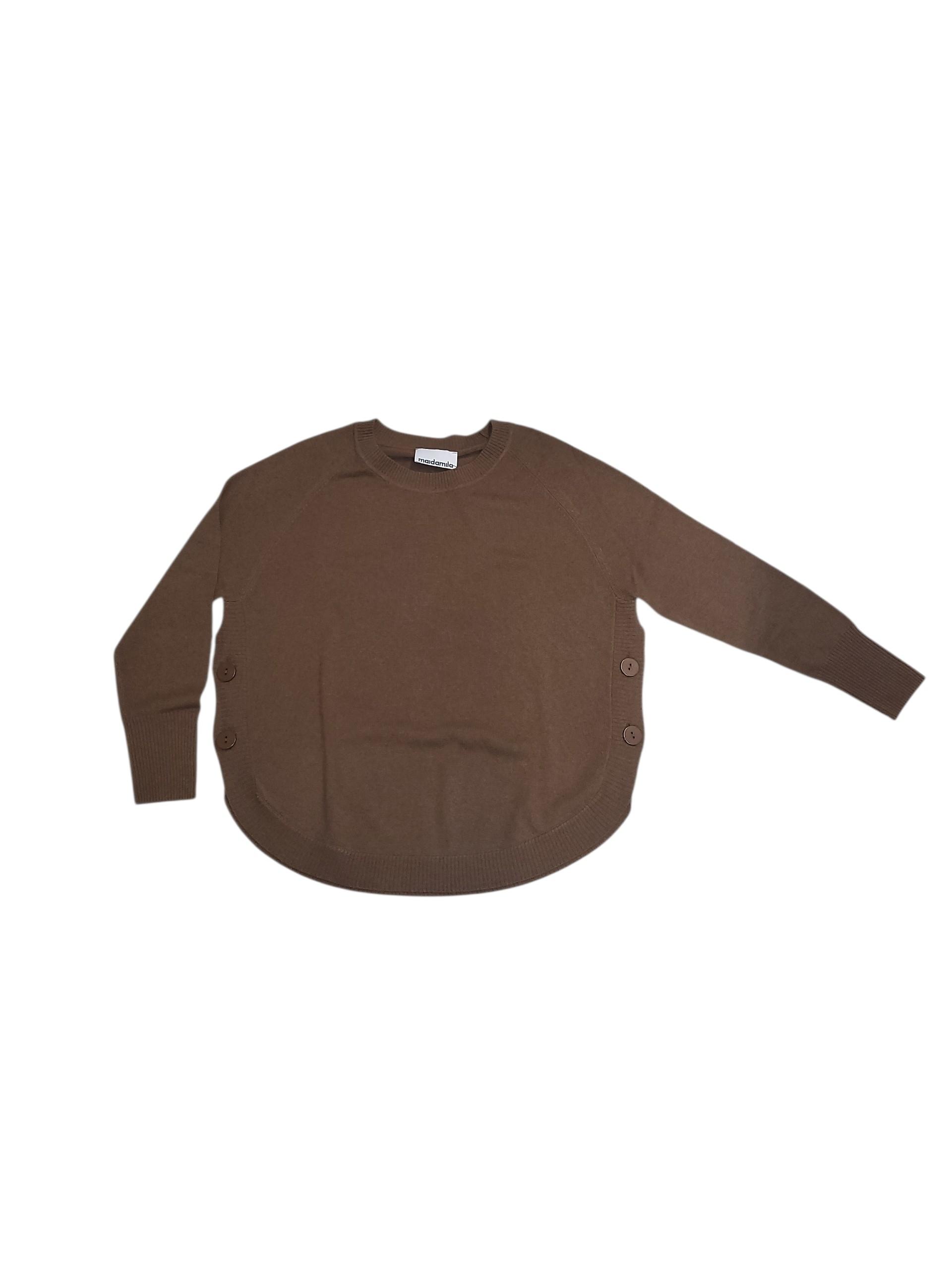 MAIDA MILA MAGLIONE COLLO AMPIO - SIGARO - 23709-027