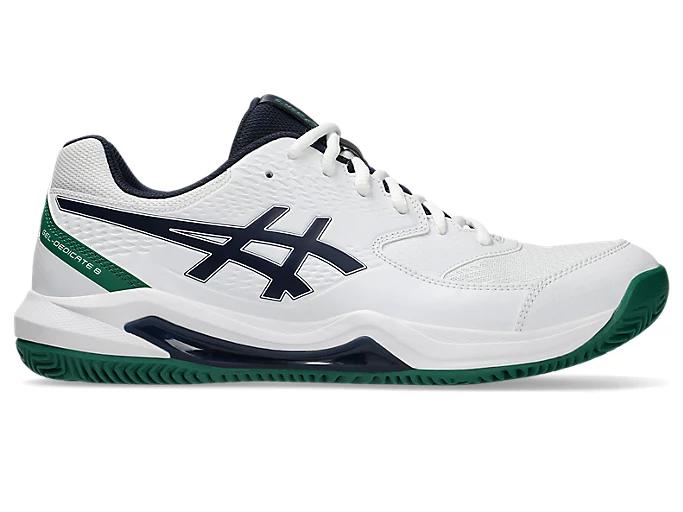 ASICS GEL DEDICATE 8 CLAY  -BIANCO/BLU -1041A448-105