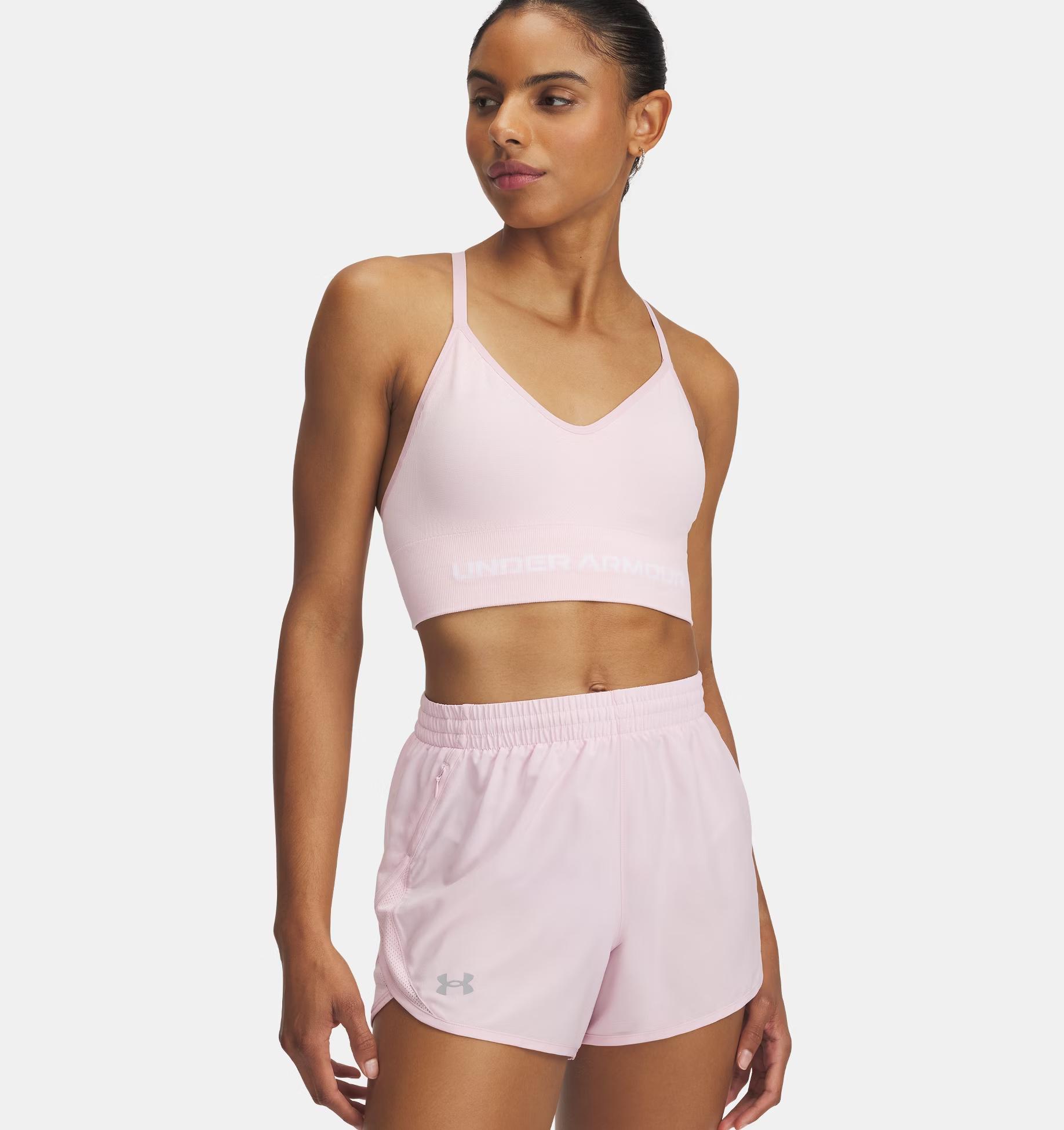 UNDER ARMOUR VANISH BRA - ROSA - 1384417-647