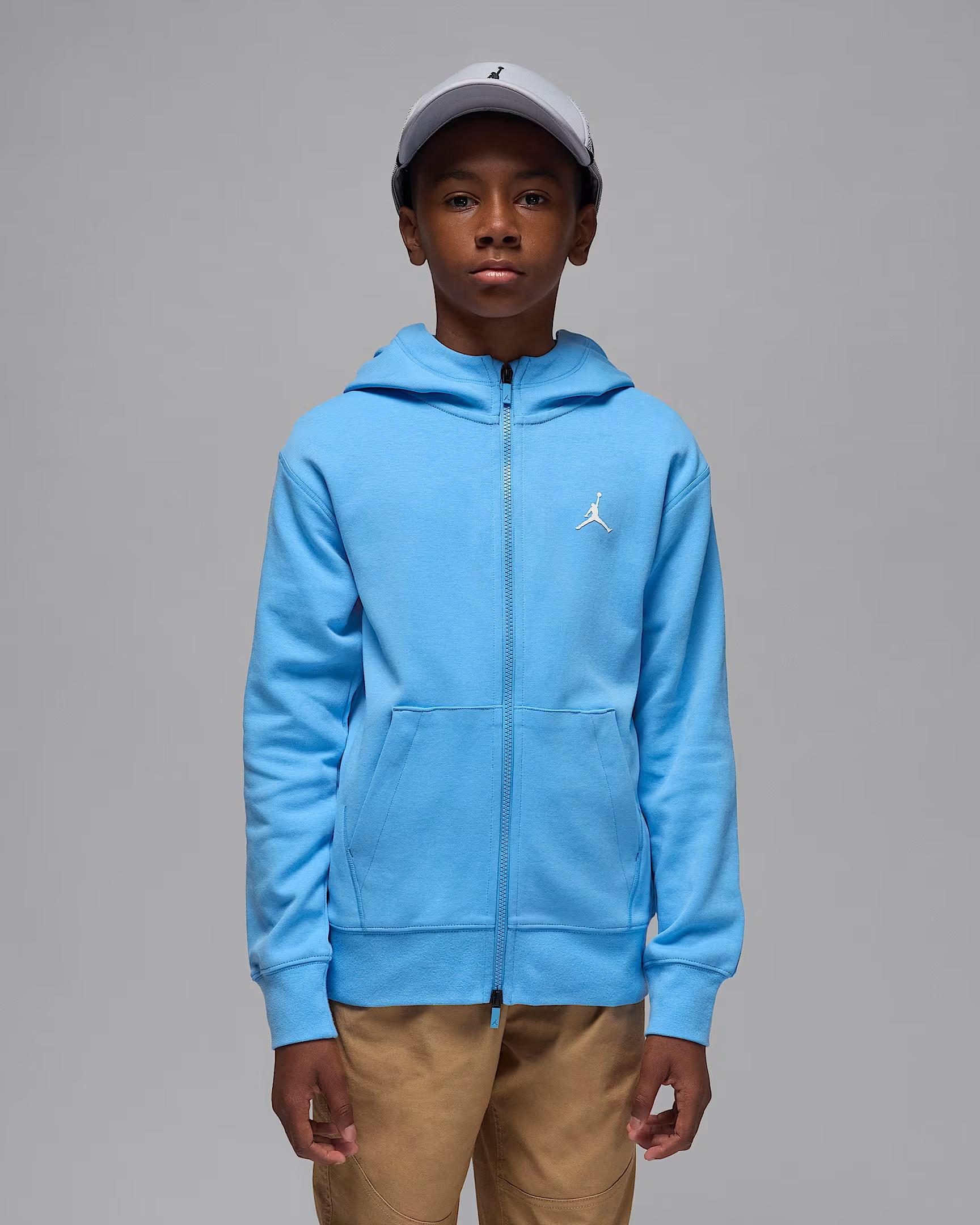 NIKE  FELPA JORDAN - CELESTE - 95D273-B9F