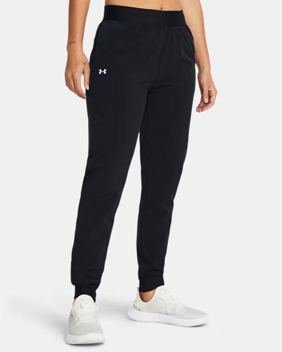 UNDER ARMOUR RIVAL PANTALONE WOVEN  - NERO - 1382727-001