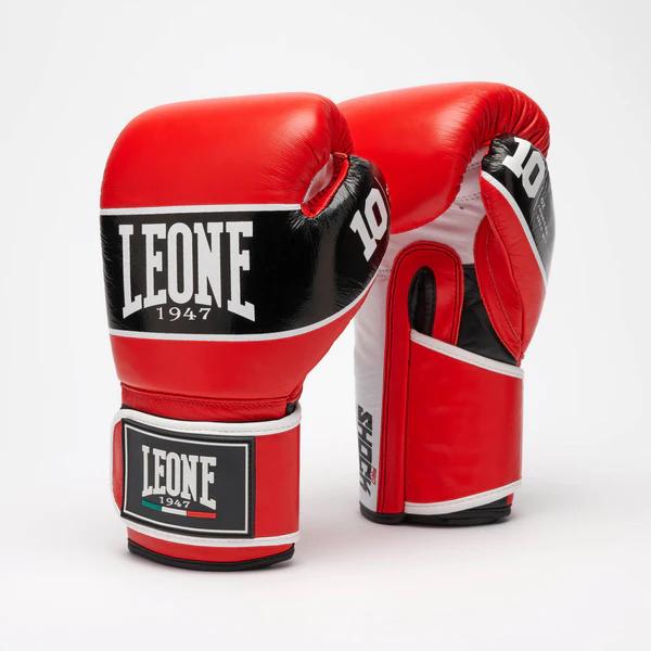 LEONE GUANTI BOXE SHOCK PRO - ROSSO -GN057-03/08