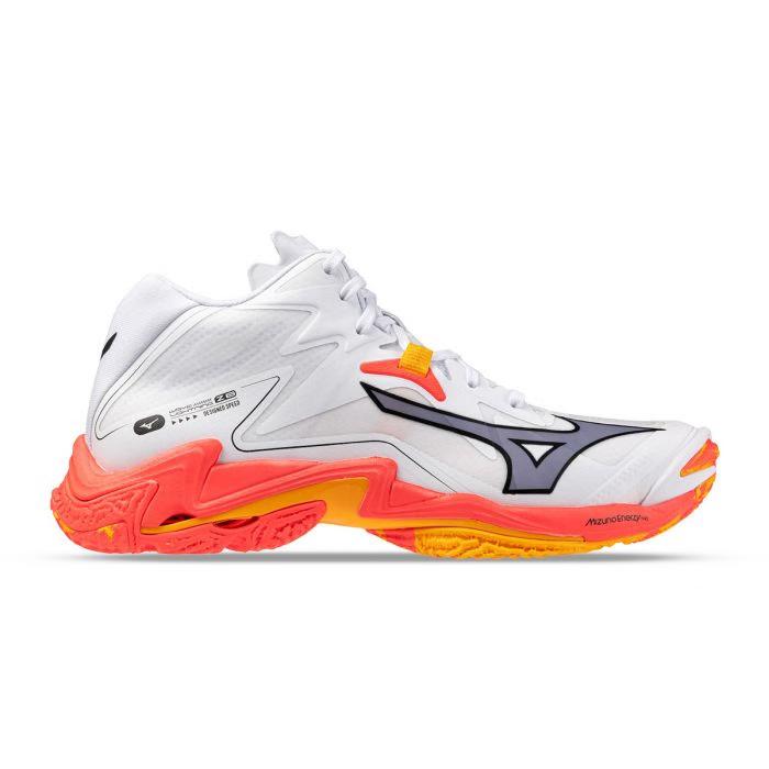 MIZUNO WAVE LIGHTNING  Z  MID - BIANCO/ARANCIO - V1GA240598