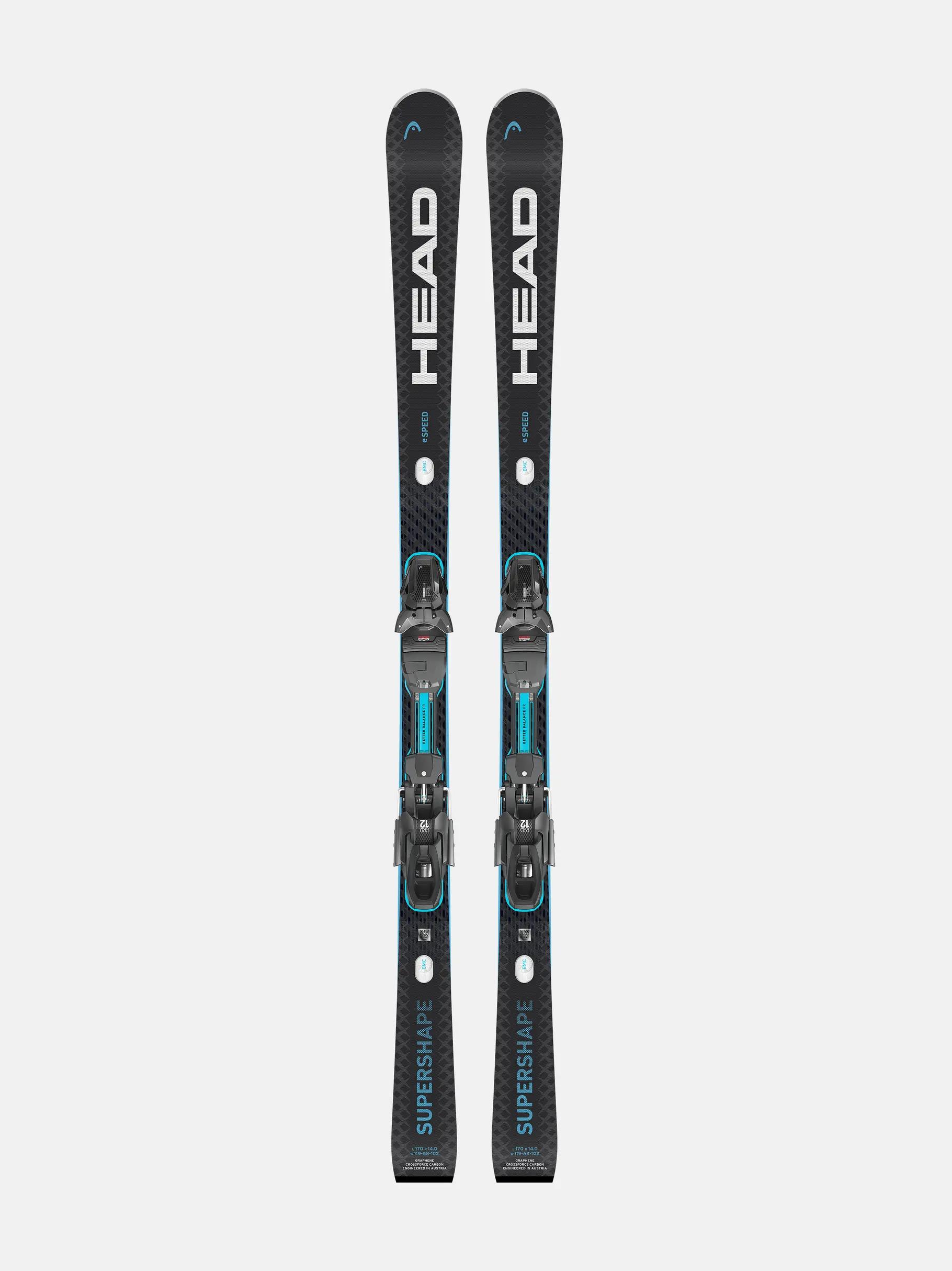HEAD SCI SUPERSHAPE E.MAGNUM + ATT.PRD 12 GW - NERO-AZZURRO -313325-100941
