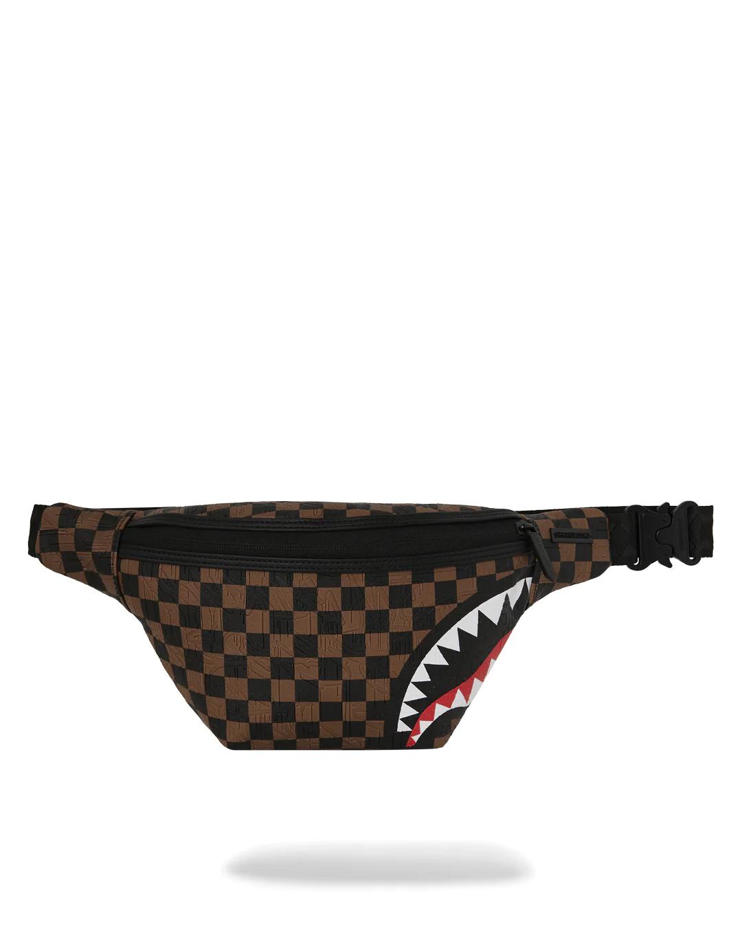 SPRAYGROUND MARSUPIO CKECK 2 SAVVY - MARRONE/NERO - 910B8240NSZ