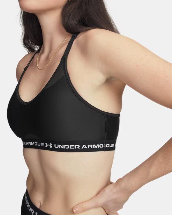 UNDER ARMOUR CROSSBACK LOW BRA - NERO - 1386424-008