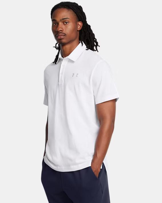 UNDER ARMOUR POLO ICON - BIANCO - 1386608-100