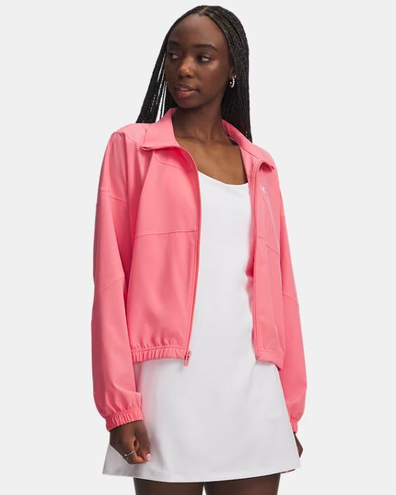 UNDER ARMOUR GIACCA RIVAL - ROSA - 1389631-600