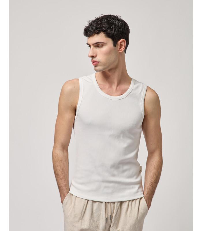 GIANNI LUPO CANOTTA COSTINE - BIANCO - GL20001Q-S26-BCO