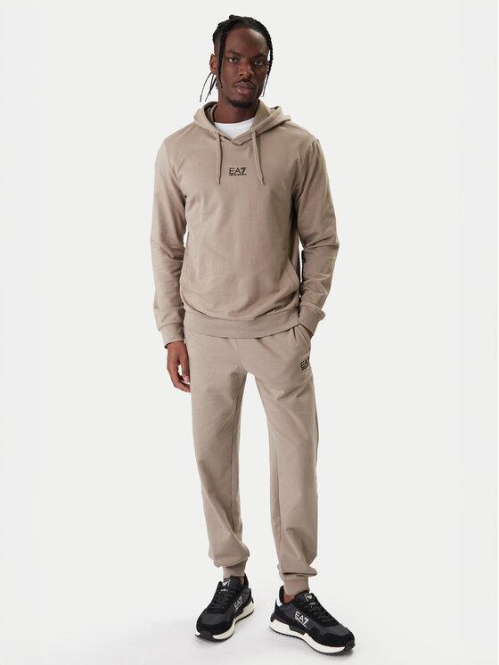 EA7 TUTA CAPPUCCIO JERSEY - NOCCIOLA - 8NPV63PJVRZ-U6167