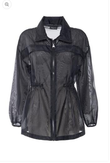 NENETTE GIACCA ZIP C/ SCRITTA - NERO - 41BB-BIKO