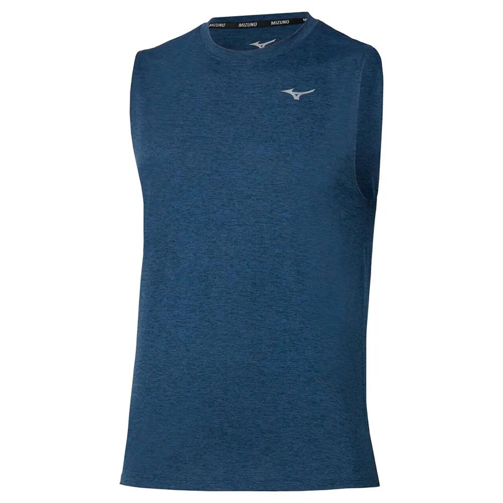 MIZUNO MAGLIA IMPULSE CORE-BLU/MELANGE-J2GAC01112