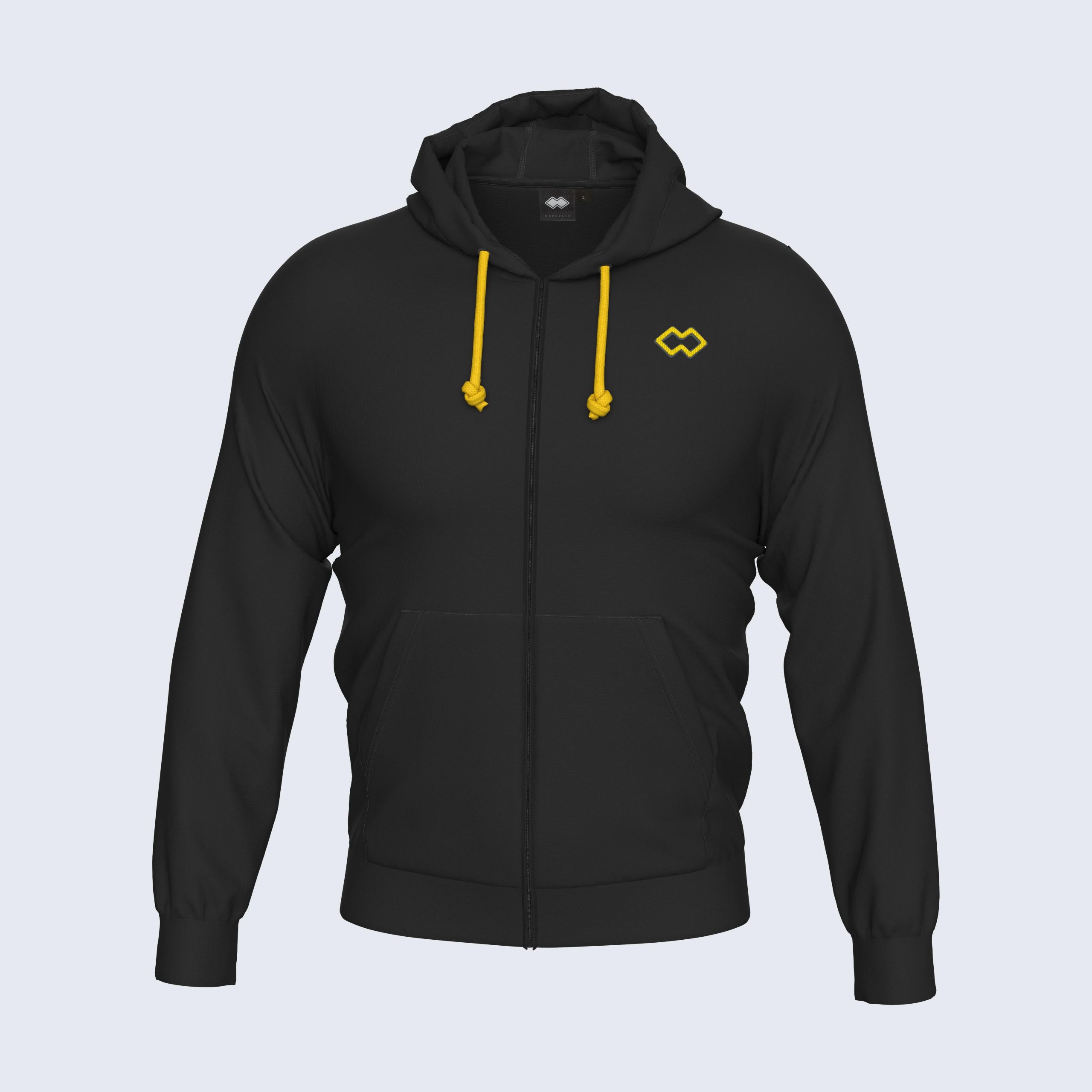 ERREA FELPA ESSENTIAL CON ZIP - NERO - R33G0L0Z00120