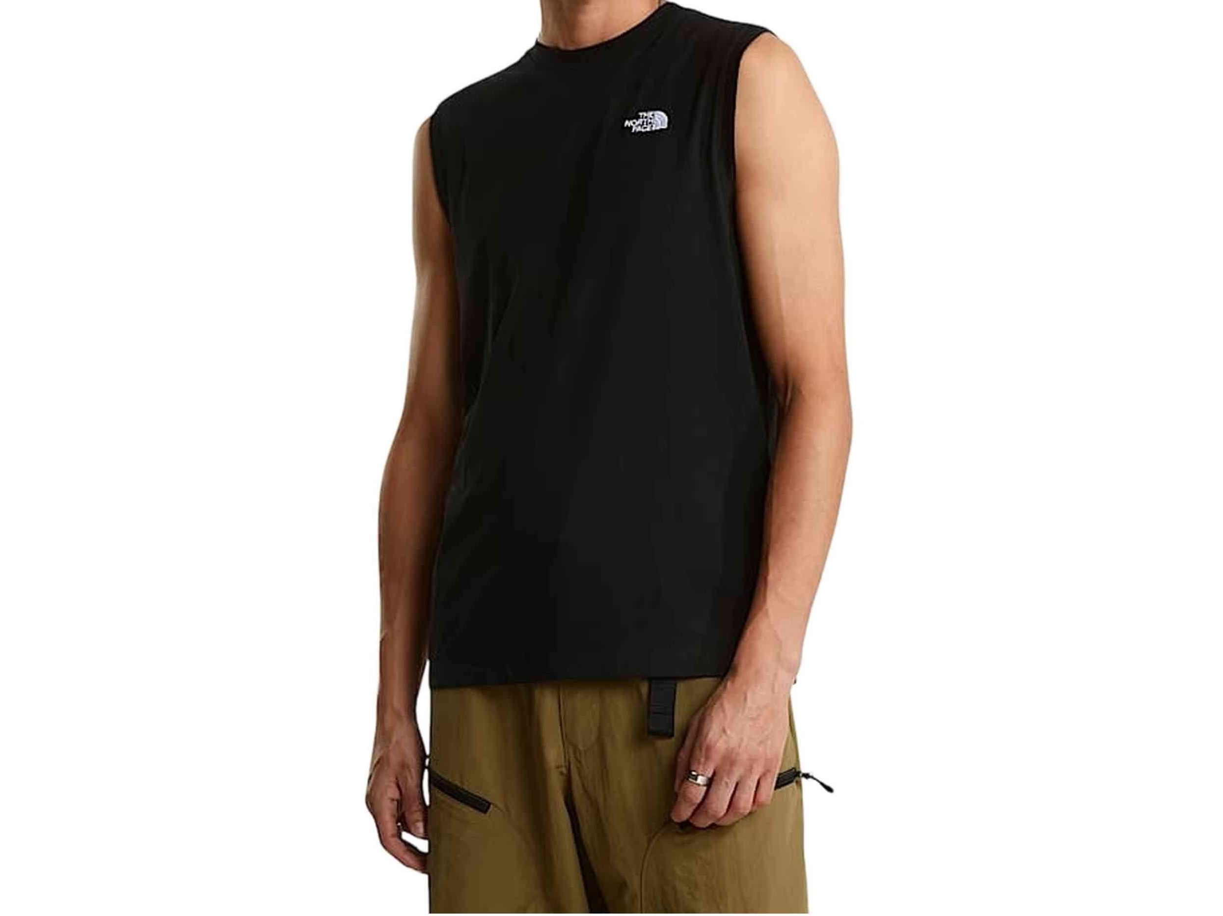 TNF T-SHIRT CANOTTA EVOLUTION - NERO  - NF0A8FD4JK3