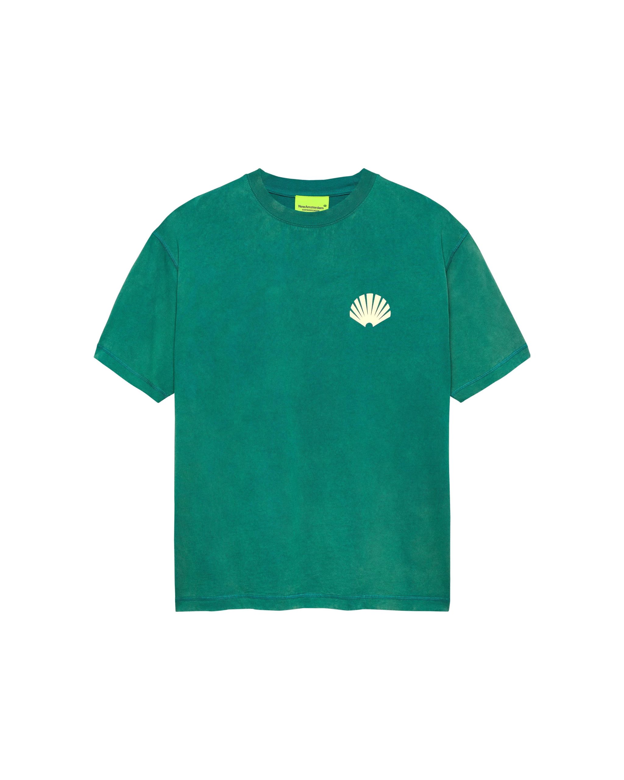 NEW AMSTERDAM T-SHIRT LOGO - VERDE  - 2601064002
