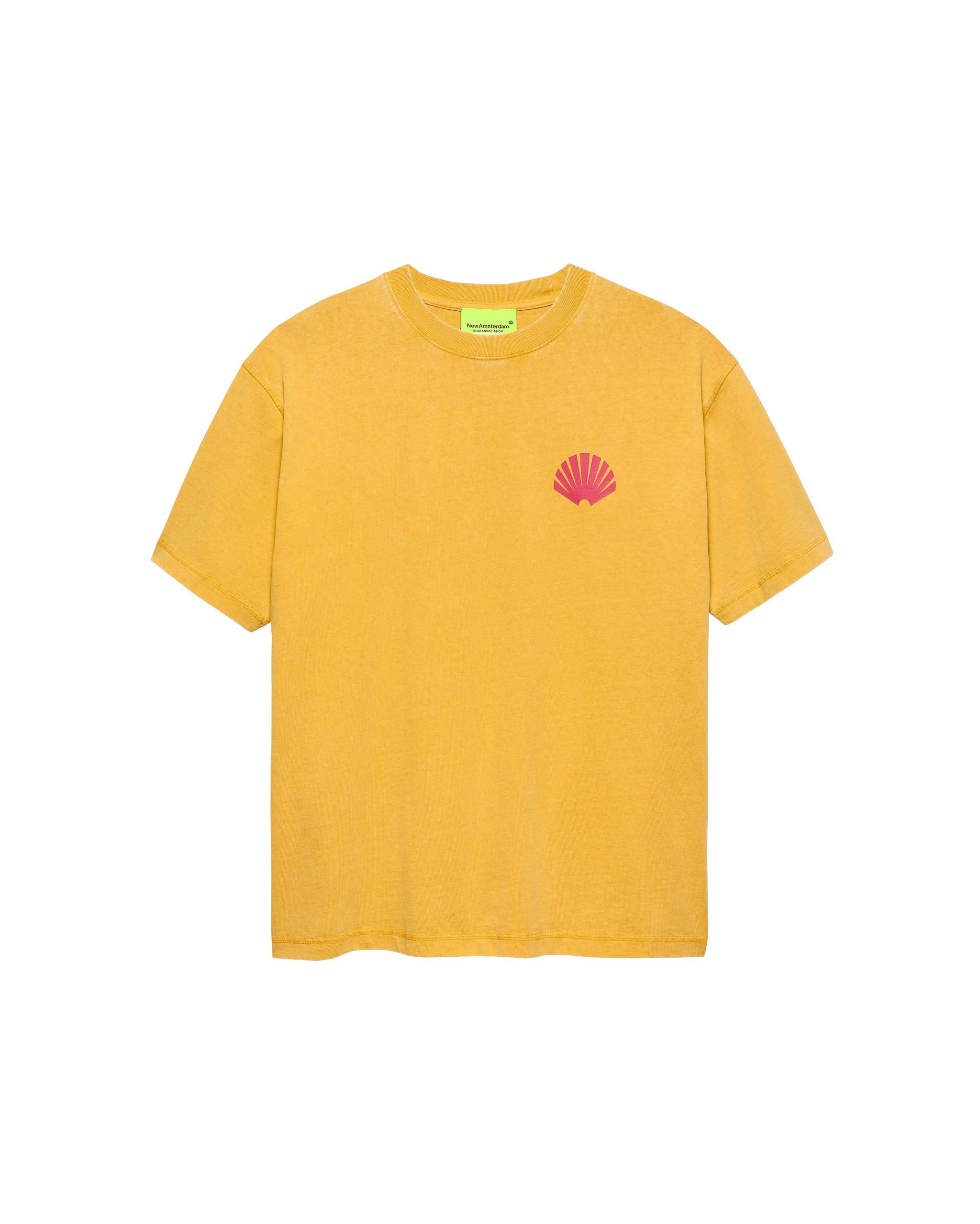 NEW AMSTERDAM T-SHIRT LOGO - GIALLO  - 2601064003