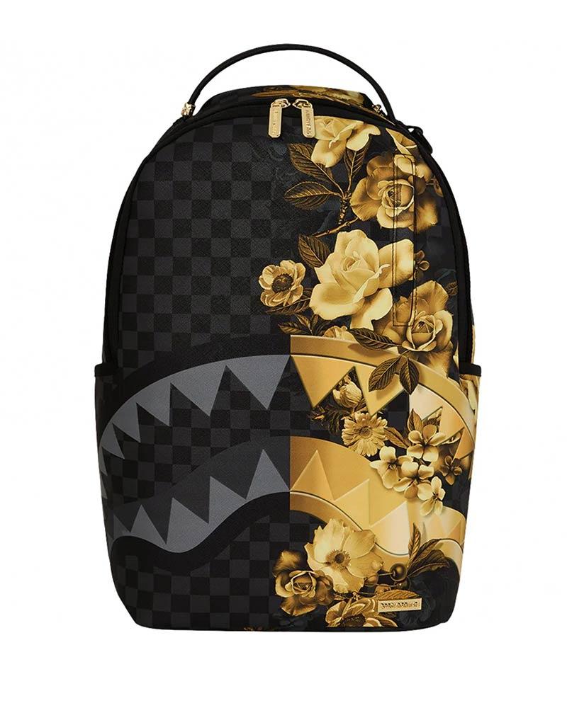 SPRAYGROUND ZAINO GOLD FLORAL - FANTASIA FIORI - 910B8683NSZ