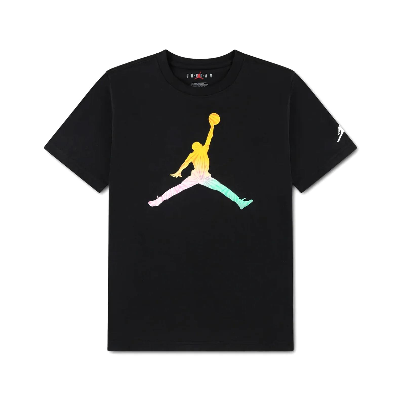 NIKE T-SHIRT JORDAN - NERO/MULTICOLOR - 95F822-023