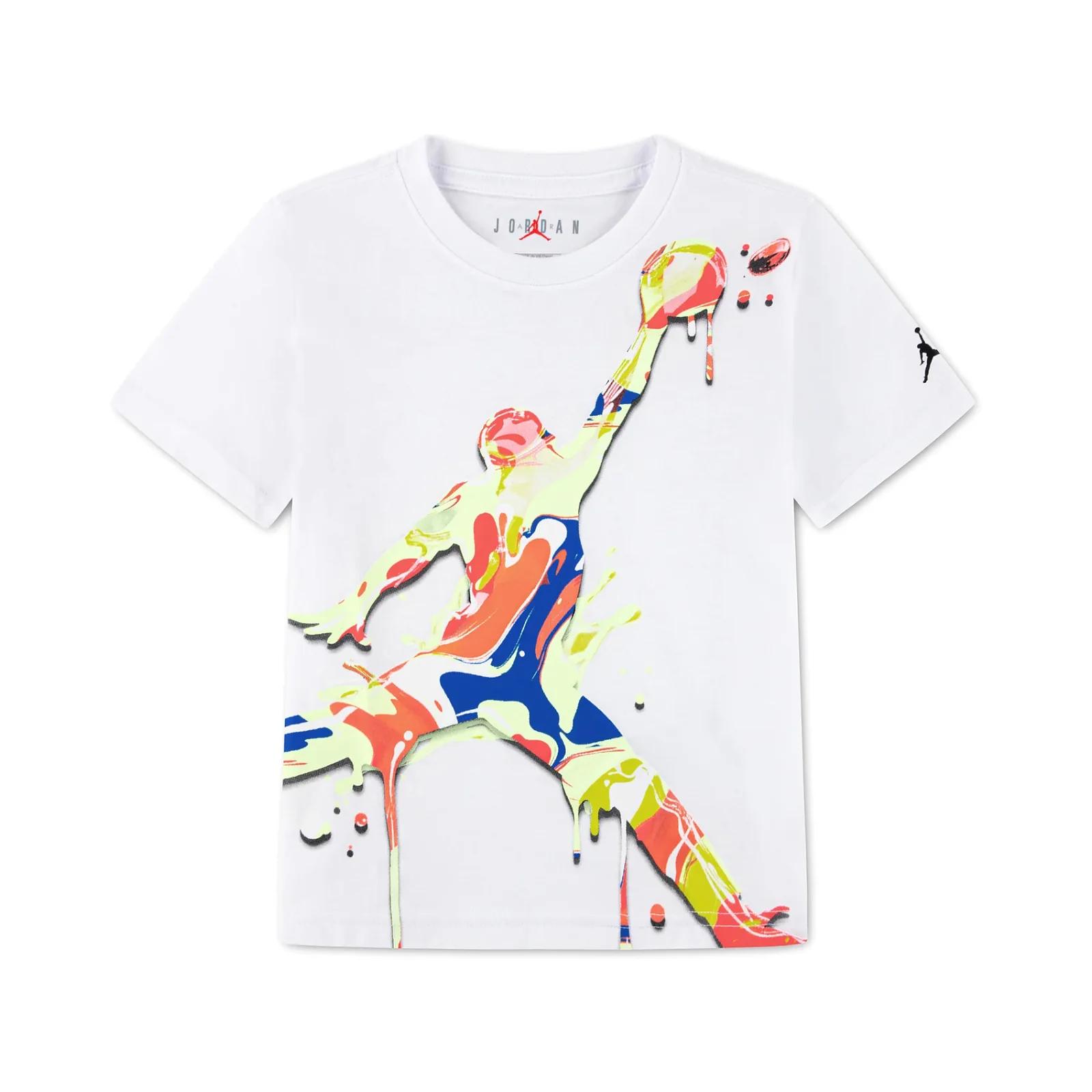 NIKE T-SHIRT JORDAN - BIANCO/MULTICOLOR - 95F896-001