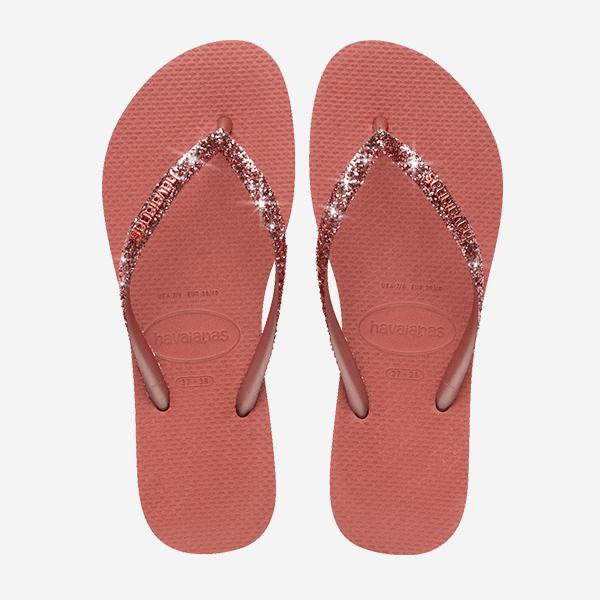 HAVAIANAS SLIM  GLITTER II - ROSA GLITTER - 4146975-1121