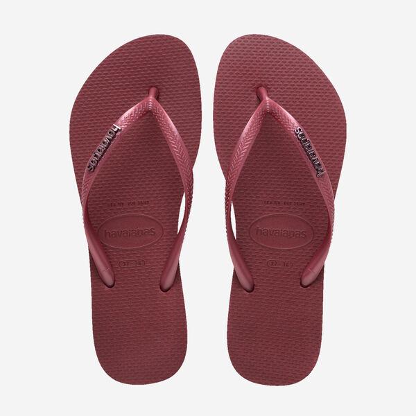 HAVAIANAS SLIM LOGO METALLIC - AMARANTO - 4119875-9339