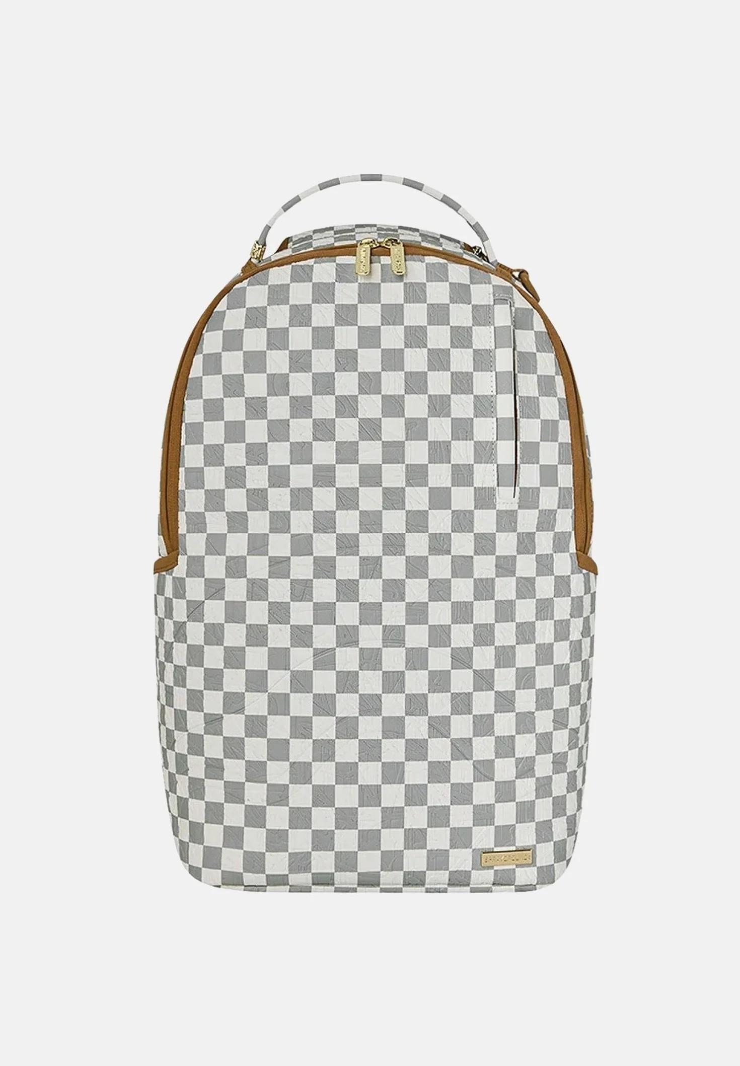 SPRAYGROUND ZAINO GRAFF EMBOSSED - BIANCO/GRIGIO - 910B8848NSZ