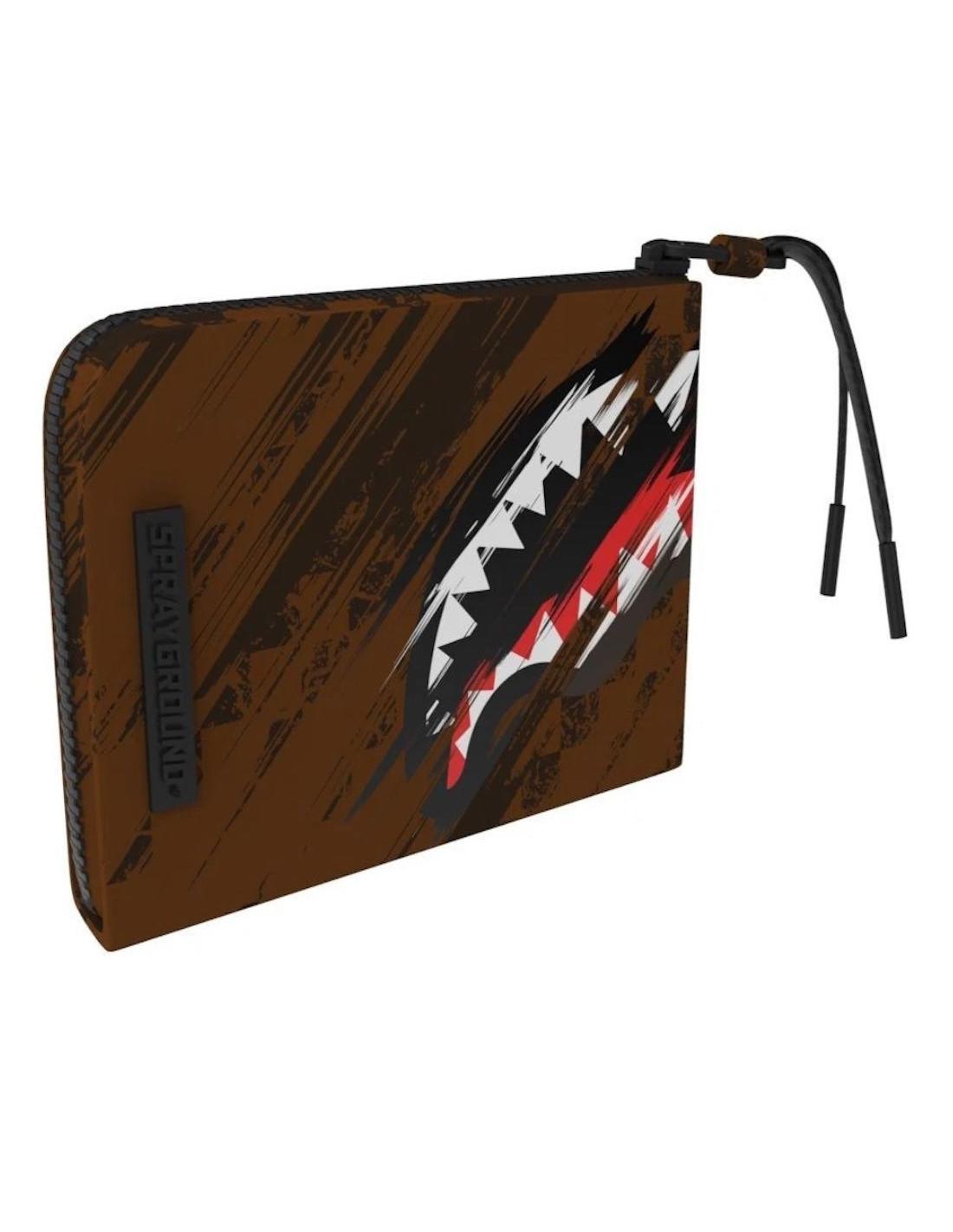 SPRAYGROUND PORTAFOGLIO SMEARED - MARRONE - 910W8971NSZ