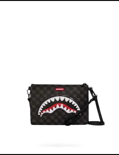 SPRAYGROUND POCHETTE SHARKS IN PARIS - NERO - 910B8948NSZ