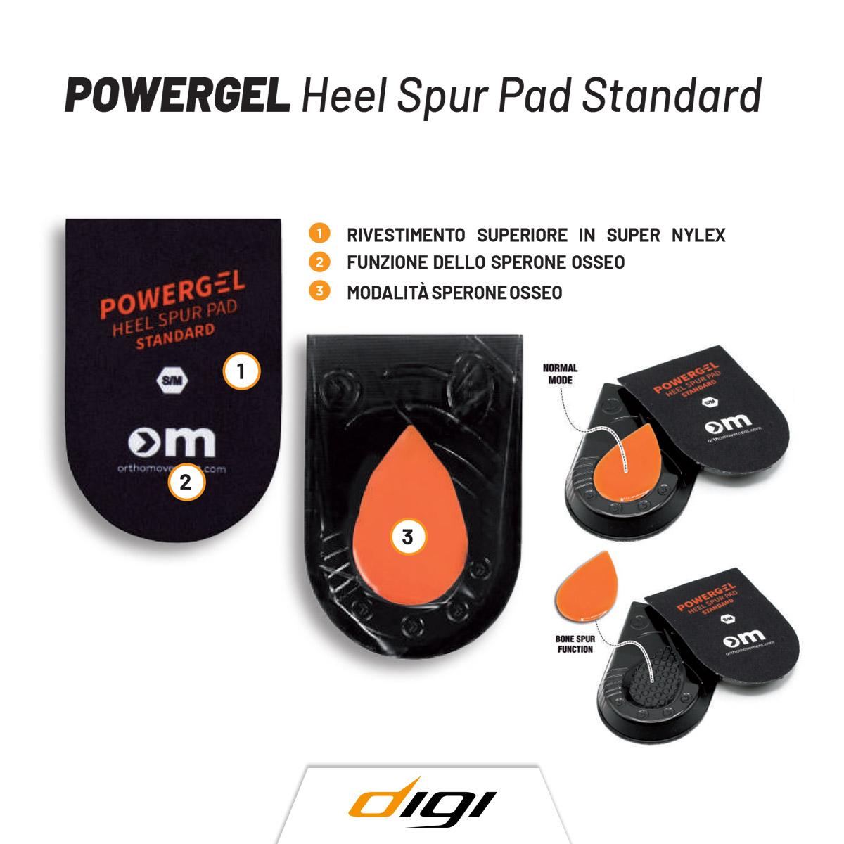 OM POWER GEL TALLONIERA  - BLU - OMPHSP