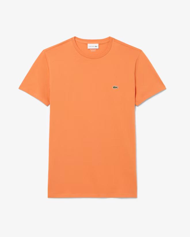 LACOSTE  T/SHIRT M/M - ARANCIONE -  TH6709-IY0