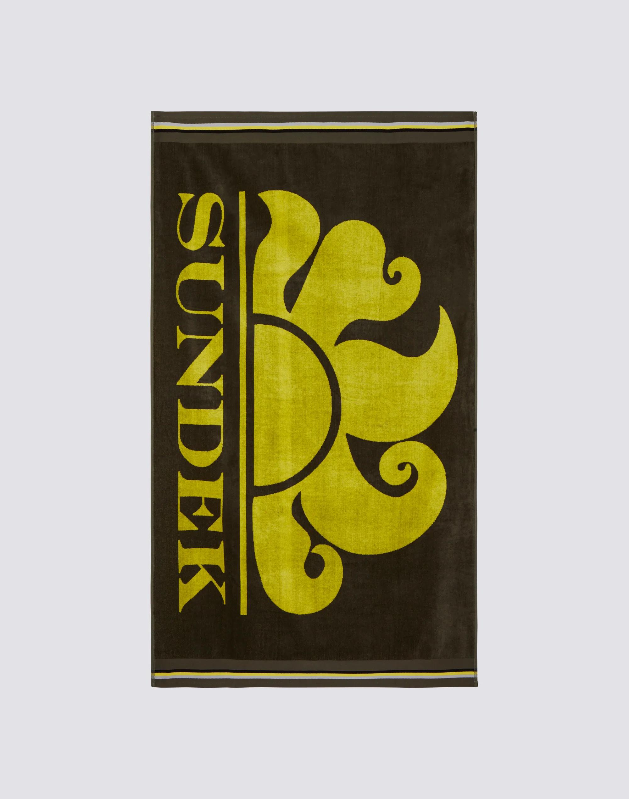 SUNDEK TELO MARE LOGO - VERDE/GIALLO - AM312ATC1050-30208