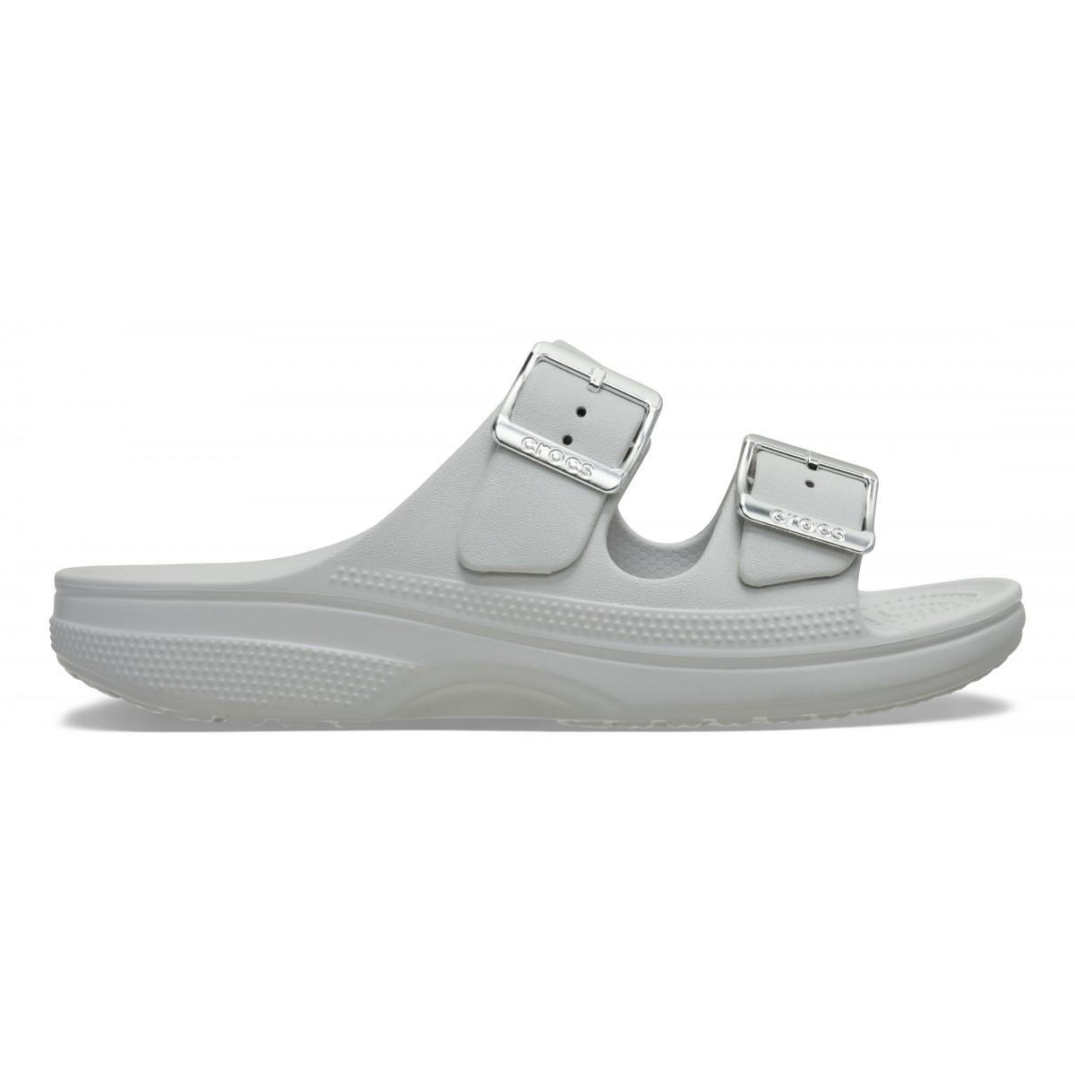 CROCS SANDALO SATURDAY METALLIC  W - GRIGIO  - 213316-1FT