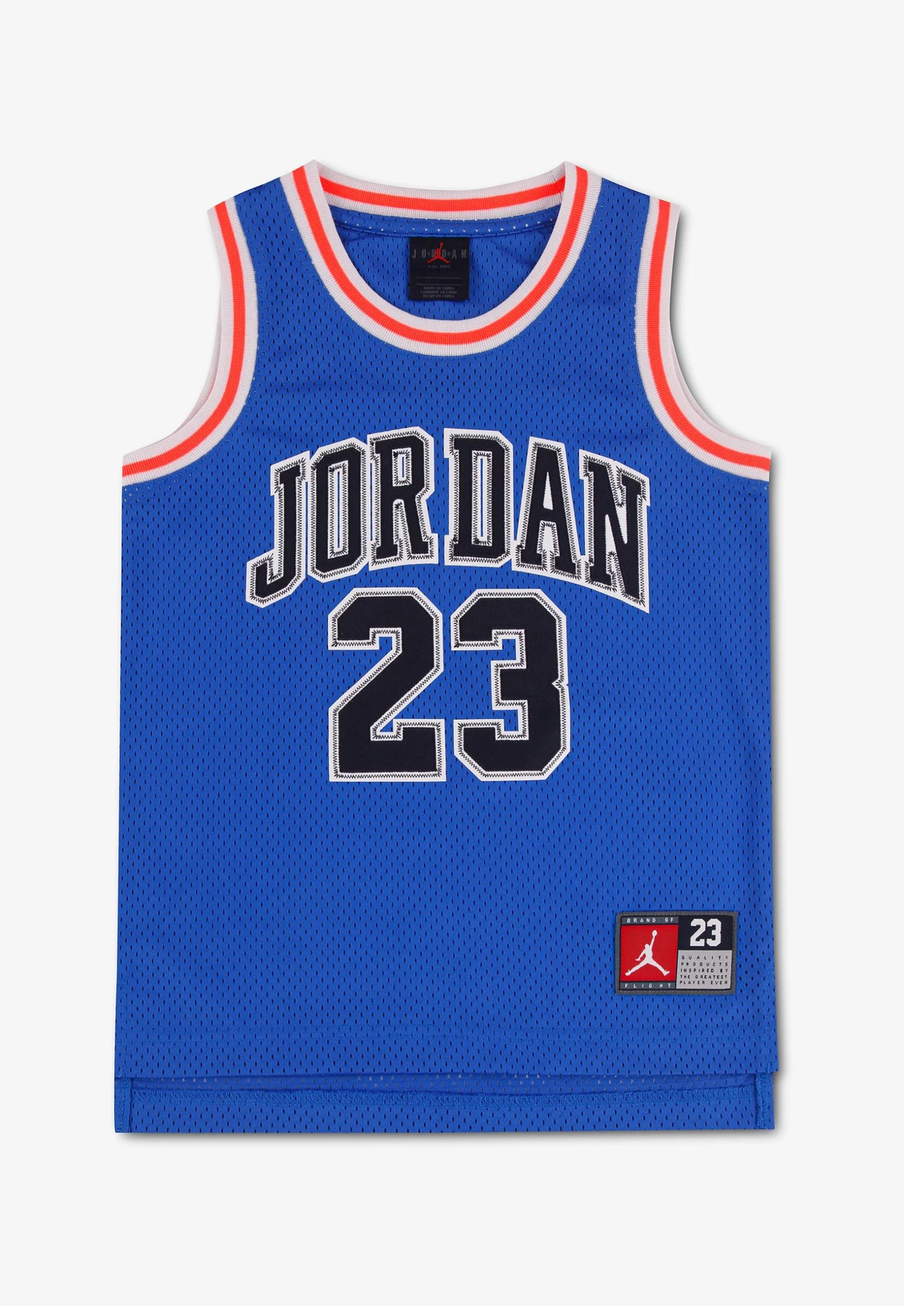 NIKE JORDAN CANOTTA - AZZURRO/ARANCIO - 95A773-B3D