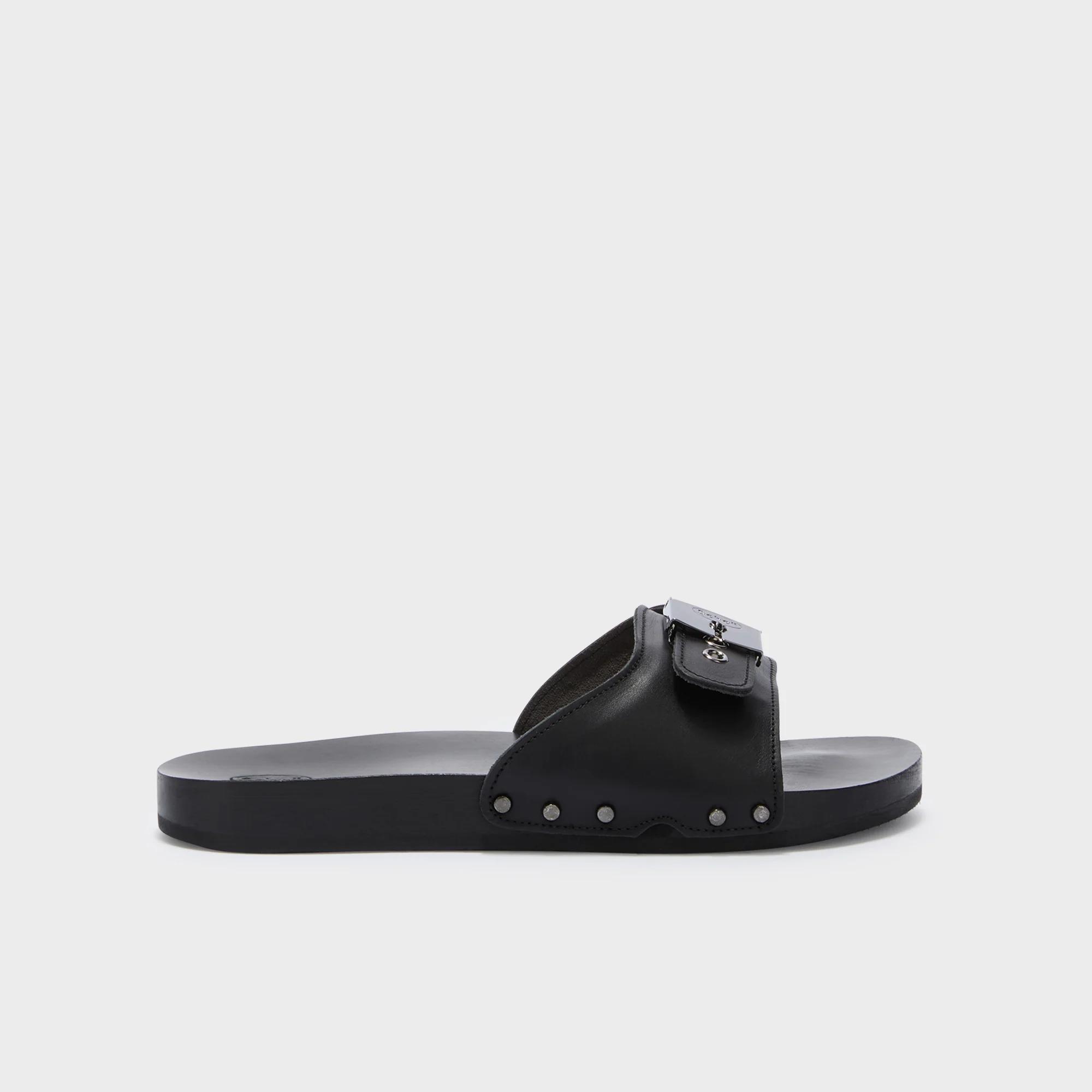 SCHOLL SANDALO PESCURA FLAT FLEX - NERO - F00786-1004