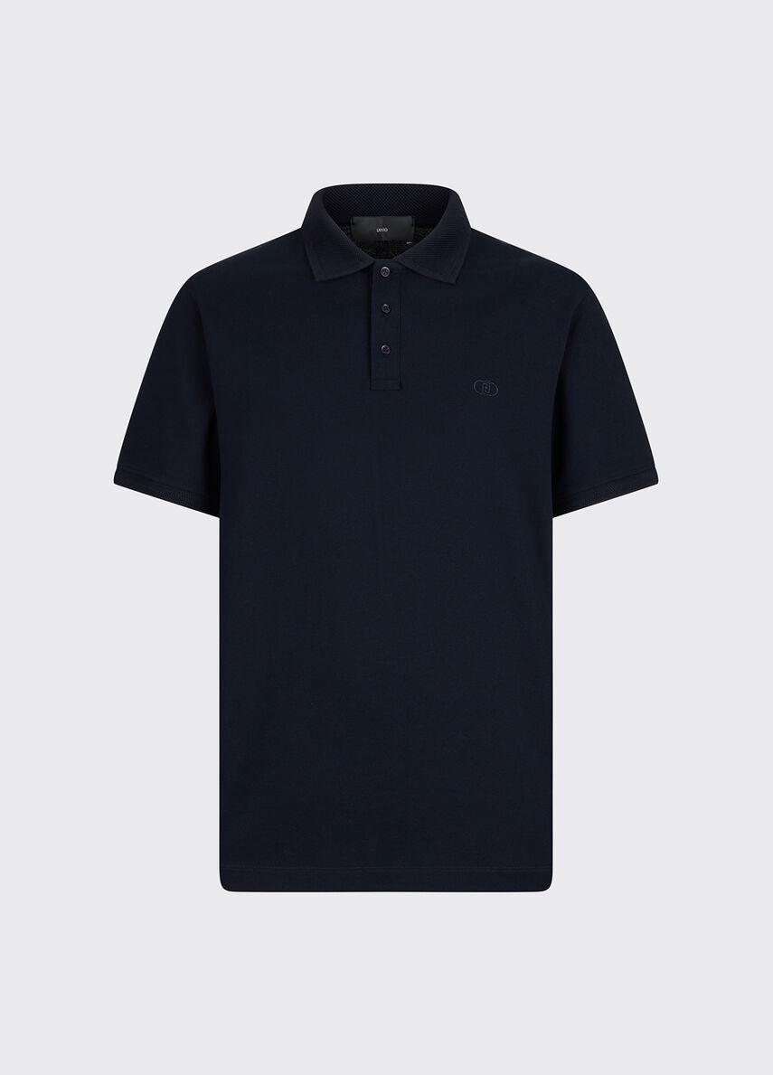 LIU JO  POLO BORDO  M/M - BLU - QXX112J3922-94013