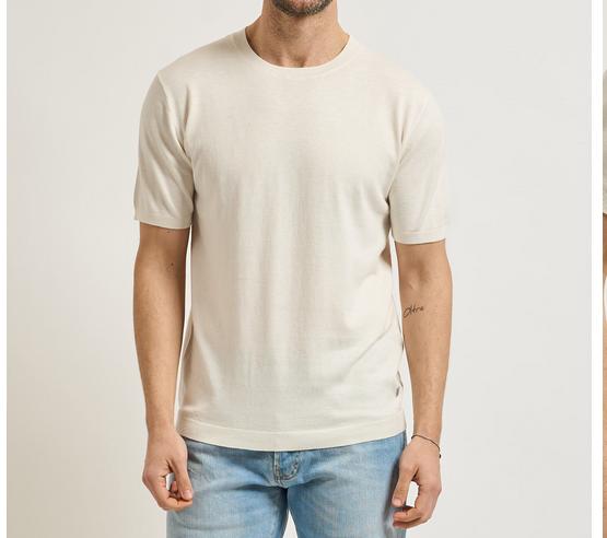 LIU JO MAGLIA MISTO SETA - PANNA - QA6072MA19R-14201