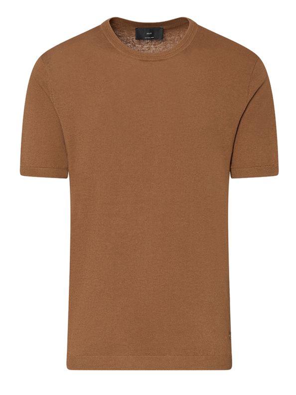 LIU JO MAGLIA CHIUSA M/C - COGNAC - QA6135MA08S-81124